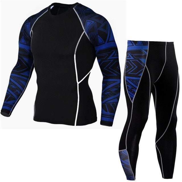 Men's Compression Run jogging Suits Clothes