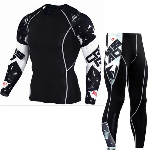 Men's Compression Run jogging Suits Clothes