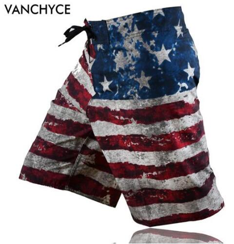 VANCHYCE  Swimwear Men Beach Shorts Men Bermuda Short