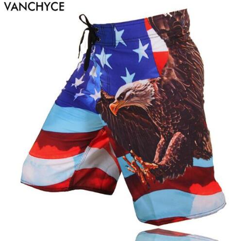 VANCHYCE  Swimwear Men Beach Shorts Men Bermuda Short