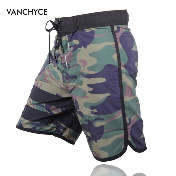 VANCHYCE  Swimwear Men Beach Shorts Men Bermuda Short