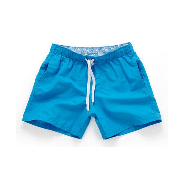 Summer Board shorts men casual solid Mid Beach