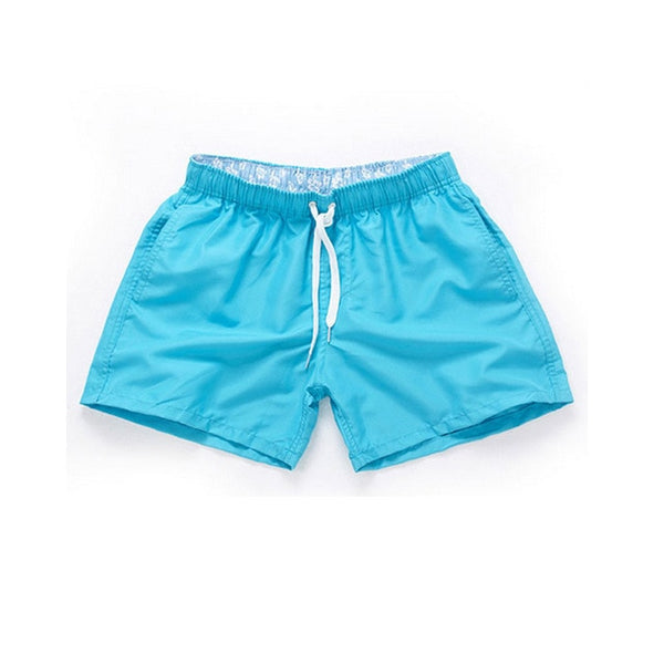 Summer Board shorts men casual solid Mid Beach