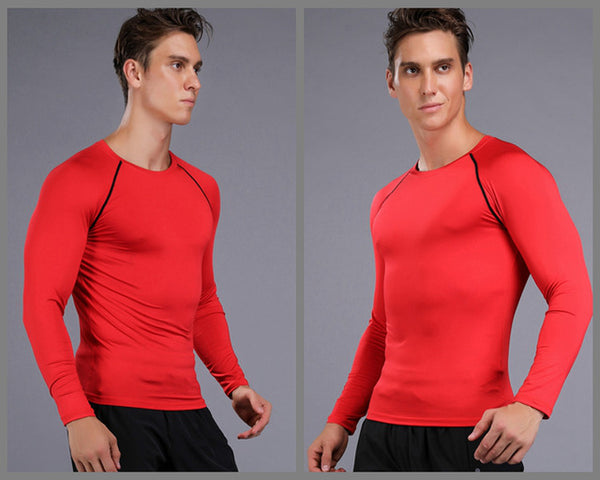 Fitness Men Long Sleeve Running Sports T Shirt Clothing