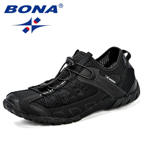 BONA 2018 Summer Sneakers Breathable Men Casual Shoes