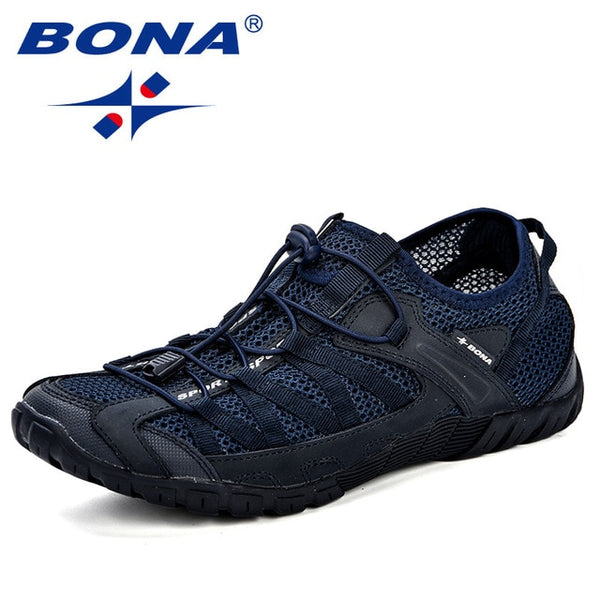 BONA 2018 Summer Sneakers Breathable Men Casual Shoes