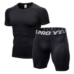 Men's Compression Gym Clothing Men Jogging Suits Sports Sets