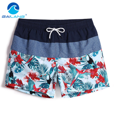 Gailang Brand Men Beach Shorts Quick Drying Swimwear