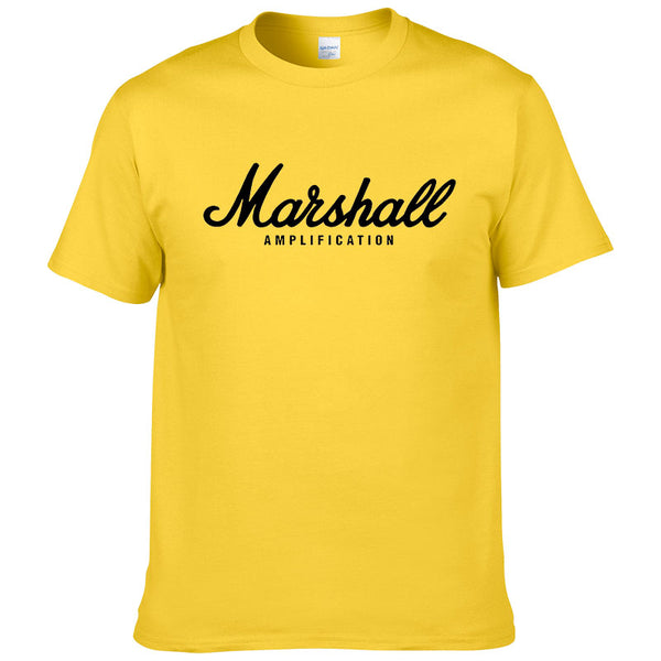 2017 hot sale summer 100% cotton Marshall t shirt men