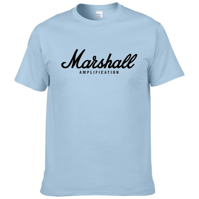 2017 hot sale summer 100% cotton Marshall t shirt men