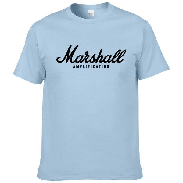 2017 hot sale summer 100% cotton Marshall t shirt men