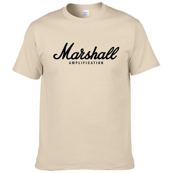 2017 hot sale summer 100% cotton Marshall t shirt men