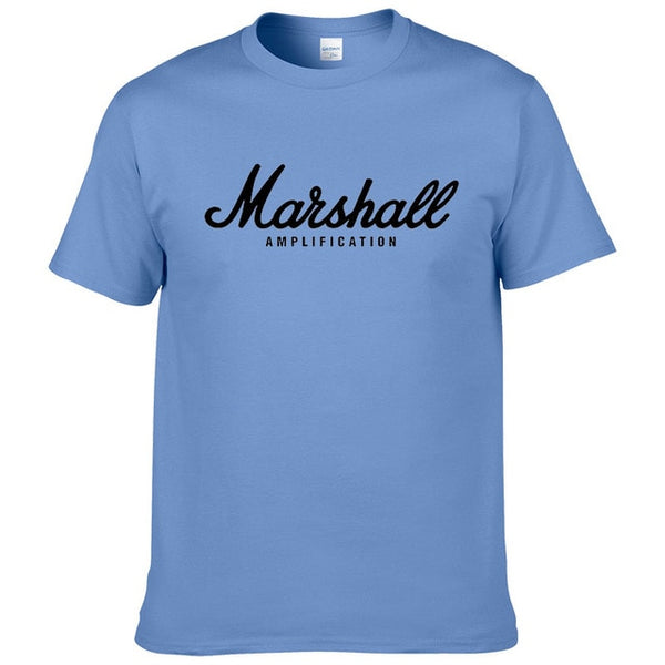 2017 hot sale summer 100% cotton Marshall t shirt men