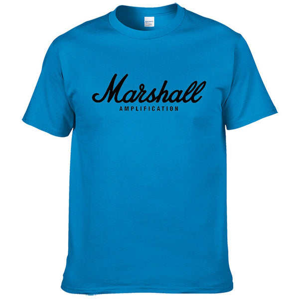 2017 hot sale summer 100% cotton Marshall t shirt men