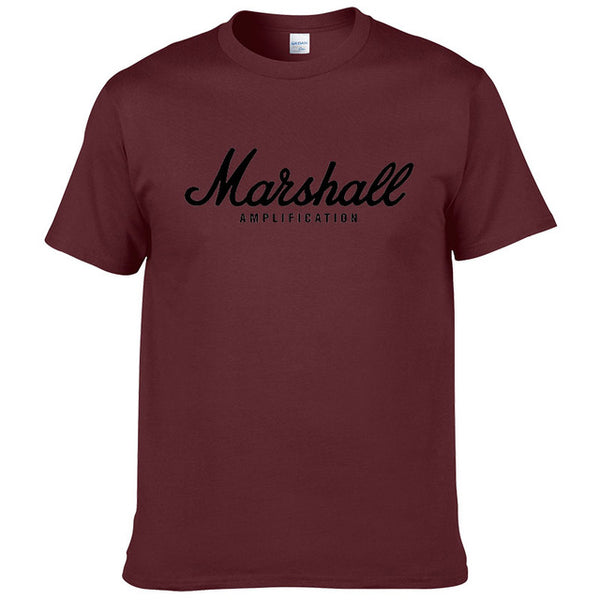 2017 hot sale summer 100% cotton Marshall t shirt men