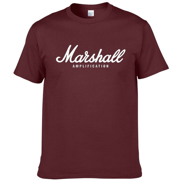 2017 hot sale summer 100% cotton Marshall t shirt men