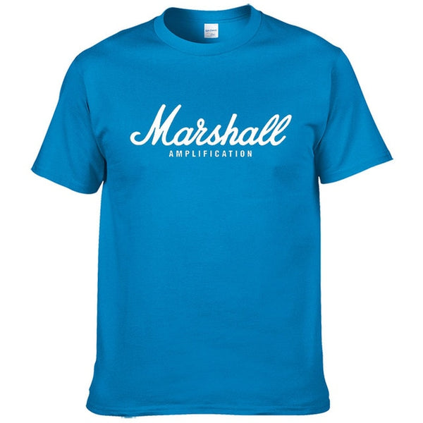 2017 hot sale summer 100% cotton Marshall t shirt men