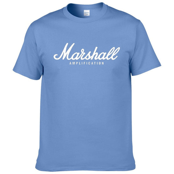 2017 hot sale summer 100% cotton Marshall t shirt men