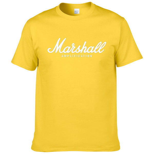 2017 hot sale summer 100% cotton Marshall t shirt men