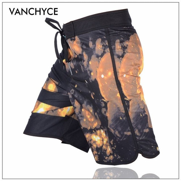 VANCHYCE  Swimwear Men Beach Shorts Men Bermuda Short