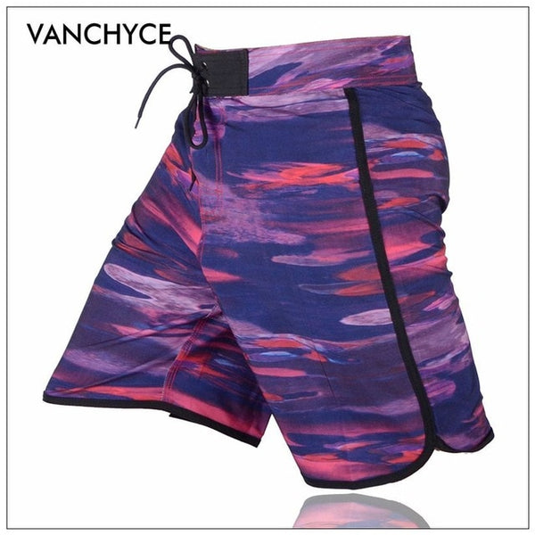 VANCHYCE  Swimwear Men Beach Shorts Men Bermuda Short