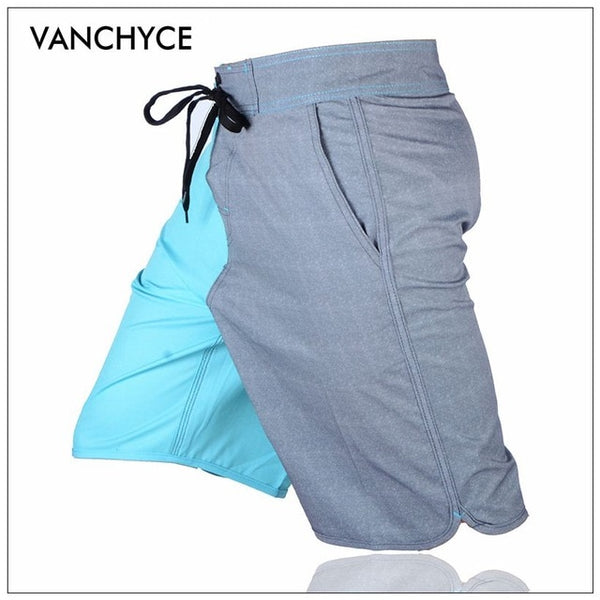 VANCHYCE  Swimwear Men Beach Shorts Men Bermuda Short