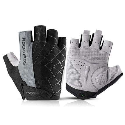 ROCKBROS Cycling Bike Half Finger Gloves Shockproof