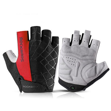 ROCKBROS Cycling Bike Half Finger Gloves Shockproof