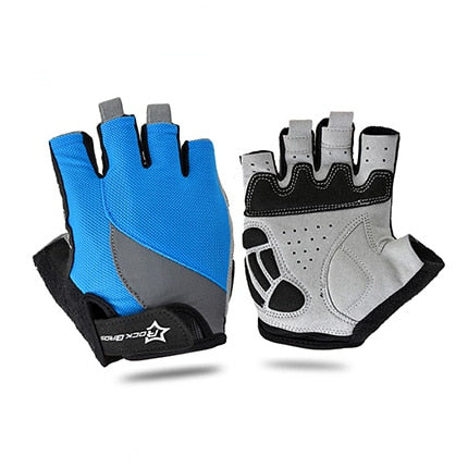 ROCKBROS Cycling Bike Half Finger Gloves Shockproof