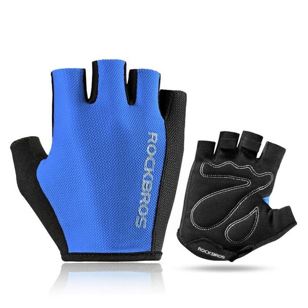 ROCKBROS Cycling Bike Half Finger Gloves Shockproof