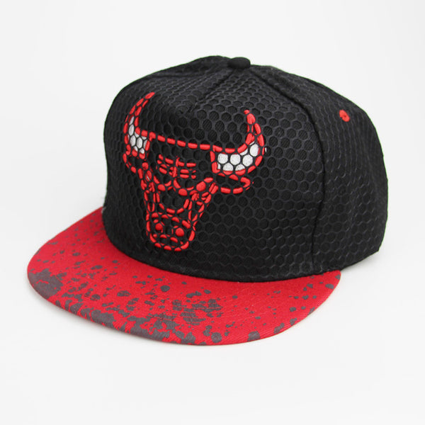 2019 New Bull Printing Snapback Caps Flat Hip Hop Cap Baseball