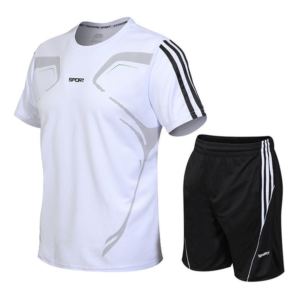 New Brand Men's Running Sets Youth Sports Basketball Kit Clothing