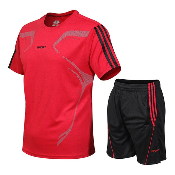 New Brand Men's Running Sets Youth Sports Basketball Kit Clothing