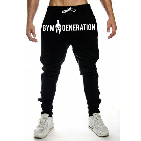 Mens Joggers Casual Pants Fitness Male Sportswear