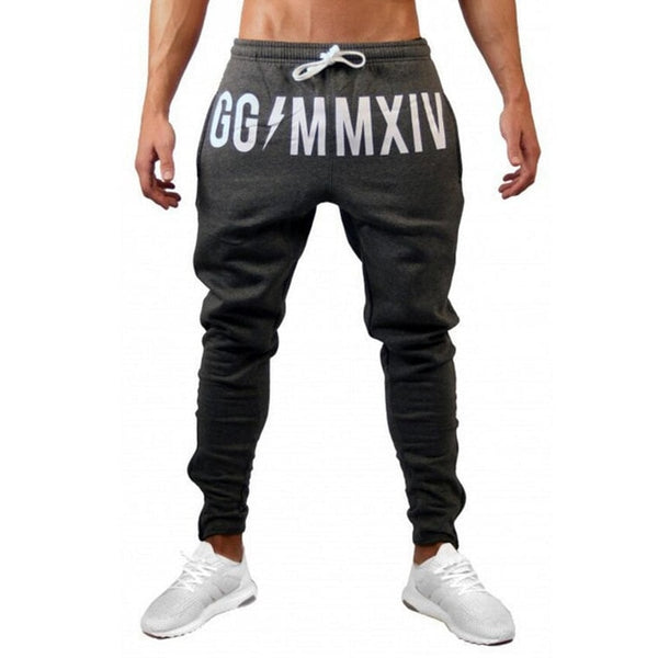 Mens Joggers Casual Pants Fitness Male Sportswear