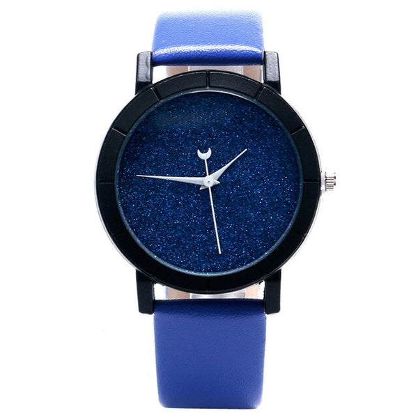 Candy Color Wristwatch Moon Stars Design