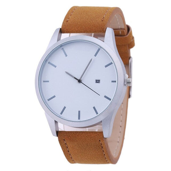 Multi Color  Men's Quartz Watch Fashion Casual Men's Stainless Steel Watch