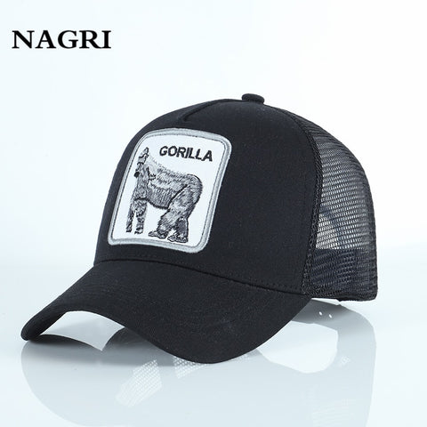 Gorilla Animal Embroidery Baseball Cap for Men
